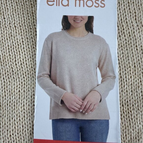 Ella Moss Sweaters - Ella Moss Beige Crewneck Sweater M Womens NWT 1764